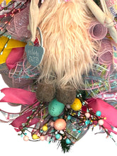 Load image into Gallery viewer, Easter Swag, Easter Bunny Decor, Whimsical Easter, Easter Wreath
