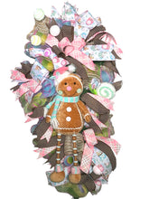Load image into Gallery viewer, Gingerbread Doll Christmas Swag, Gingerbread Christmas, Christmas Wreath, Christmas Decor
