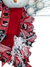Load image into Gallery viewer, Snowman Christmas Swag, Christmas Wreath, Christmas Decor, Snowman
