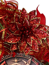 Load image into Gallery viewer, Merry Christmas Nativity Wreath, Christmas Wreath, Religious Christmas, Christmas Decor
