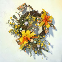 Load image into Gallery viewer, Easter Grapevine Wreath, Rustic Easter, Easter Decor, Easter Eggs and Carrots
