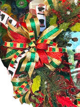 Load image into Gallery viewer, Snowman Wreath, Winter Wreath, Christmas Wreath, Winter Decor, Christmas Decor
