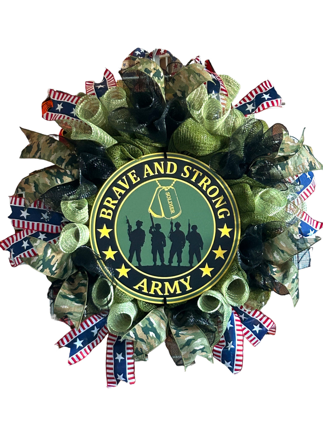 Army Wreath, Military Wreath, Patriotic, Veteran