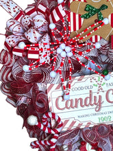 Load image into Gallery viewer, Candy Christmas, Christmas Wreath, Christmas Decor
