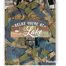 Load image into Gallery viewer, Relax You’re at the Lake Wreath
