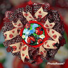 Load image into Gallery viewer, Ladybug Wreath
