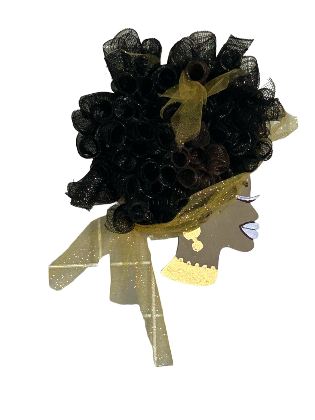 DIVA Gold & Black Wreath