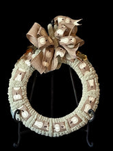 Load image into Gallery viewer, Pumpkin Fall Ribbon and Yarn Wreath
