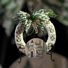 Load image into Gallery viewer, Christmas Wreath “Then Sings My Soul” Christmas Decor
