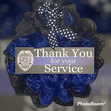 Load image into Gallery viewer, Police Thank You Wreath
