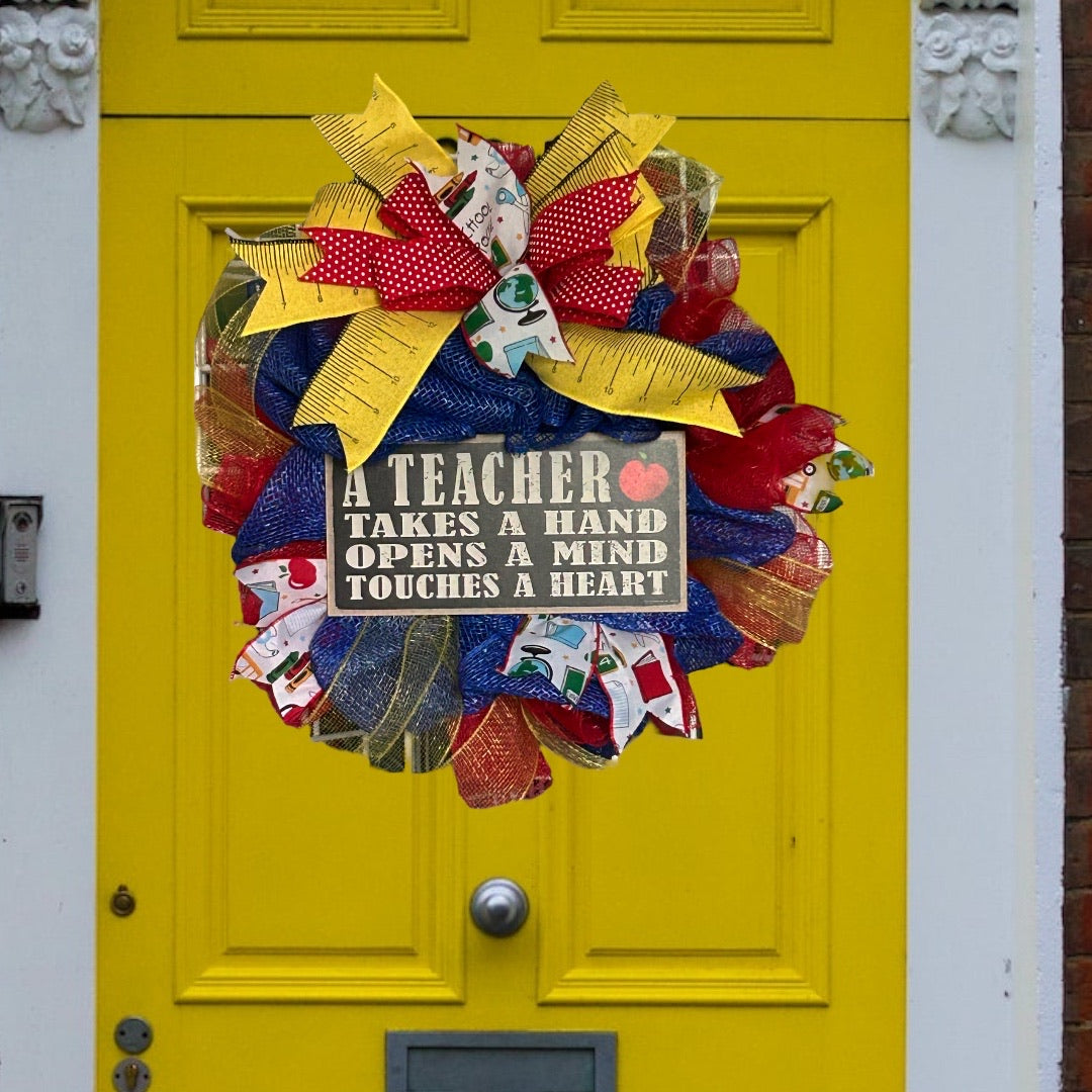 A Teacher Wreath, Teacher Gift