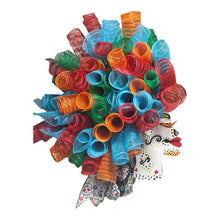 Load image into Gallery viewer, Dia De Los Muerte Wreath Day of the Dead Wreath
