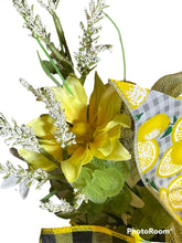 Load image into Gallery viewer, Lemon Theme Bicycle Wreath
