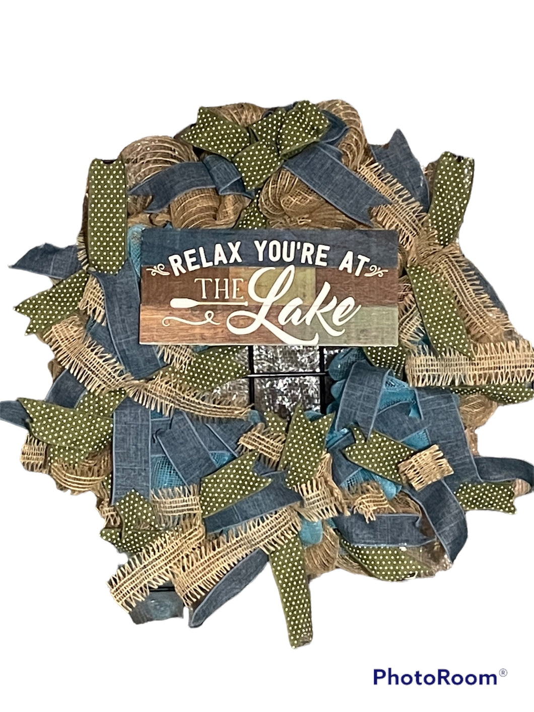 Relax You’re at the Lake Wreath