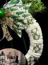 Load image into Gallery viewer, Christmas Wreath “Then Sings My Soul” Christmas Decor
