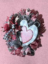 Load image into Gallery viewer, Valentine Heart Wreath, Valentine Gift, Sweetheart Gift
