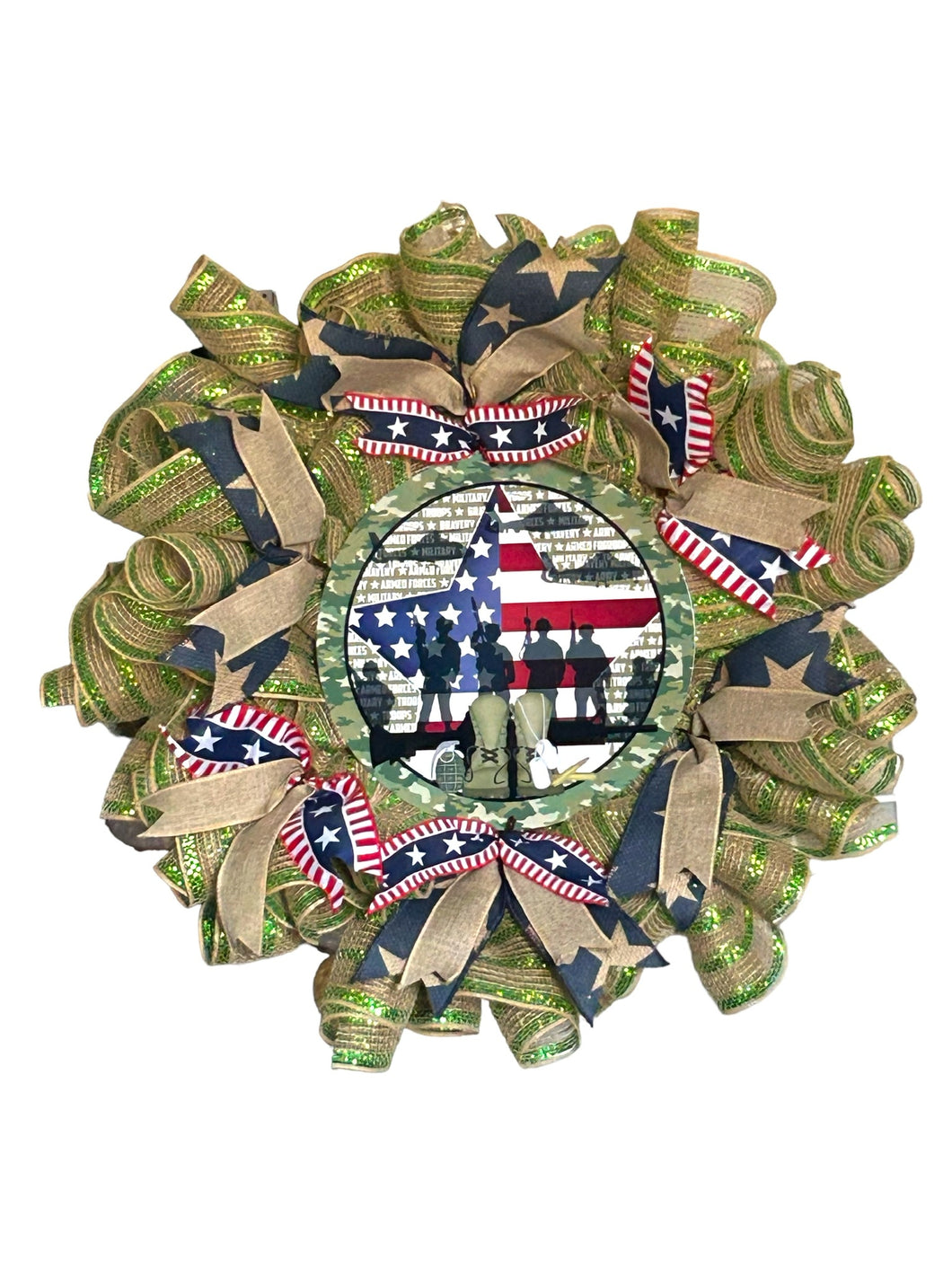 Military Patriotic Wreath Patriotic Military Gift