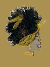 Load image into Gallery viewer, DIVA Gold &amp; Black Wreath
